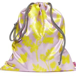 NEW(lot of 4) IPSY Butterfly floral Drawstring Satchels 8x10 each